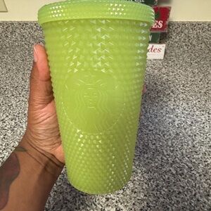 Starbucks Lime Green Studded Tumbler